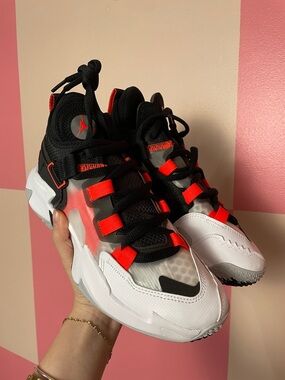 Jordan Kids Basketball Sneakers - Black/White/Red